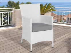 Conjunto Capas De Almofada Para Exterior Cinza Para Conjunto De Jardim Italy