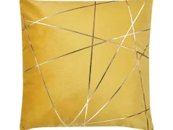 Conjunto De 2 Almofadas Amarelas 45 X 45 Cm Pinus