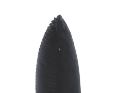 Conjunto De 2 Almofadas As Riscas Pretas 30 X 50 Cm Gudari