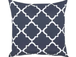 Conjunto De 2 Almofadas Azuis 40 X 40 Cm Sofades