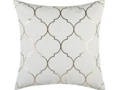 Conjunto De 2 Almofadas Brancas 45 X 45 Cm Alyssum