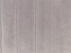 Conjunto De 2 Almofadas Cinzentas Claras Com Pelo 45 X 45 Cm Pumila