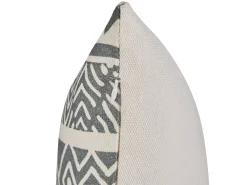 Conjunto De 2 Almofadas Cinzentas 45 X 45 Cm Laurus