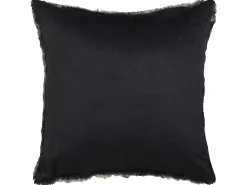 Conjunto De 2 Almofadas Com Pelo Em Cinzento E Branco 45 X 45 Cm Rubrum