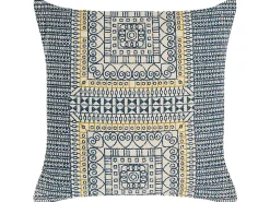 Conjunto De 2 Almofadas Com Padrao Geometrico 50 X 50 Cm Multicolor Sidi
