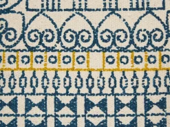 Conjunto De 2 Almofadas Com Padrao Geometrico 50 X 50 Cm Multicolor Sidi