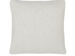 Conjunto De 2 Almofadas Decorativas Creme 45 X 45 Cm Calendula