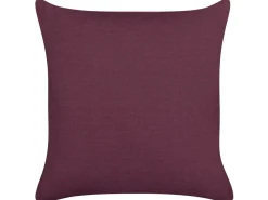 Conjunto De 2 Almofadas Decorativas Roxas 45 X 45 Cm Sagina