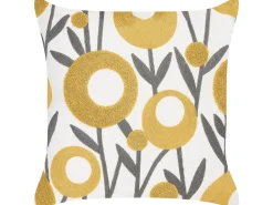 Conjunto De 2 Almofadas Decorativas Em Algodao Multicolor 45 X 45 Cm Shallot