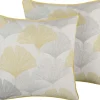 Conjunto De 2 Almofadas Decorativas Multicolor 45 X 45 Cm Candytuft