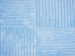 Conjunto De 2 Almofadas Decorativas Em Bombazine Azul 43 X 43 Cm Millet