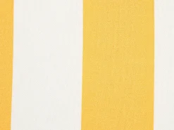Conjunto De 2 Almofadas De Assento Amarelo E Branco Terni