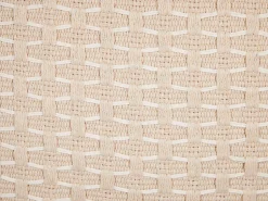 Conjunto De 2 Almofadas Decorativas Creme Claro 45 X 25 Cm Hakone