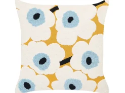 Conjunto De 2 Almofadas Decorativas Bordadas Em Algodao Multicolor 45 X 45 Cm Spruce