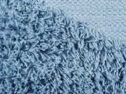 Conjunto De 2 Almofadas Decorativas Em Algodao Azul 45 X 45 Cm Rhoeo