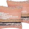 Conjunto De 2 Almofadas Decorativas Em Algodao Laranja 45 X 45 Cm Deutzia