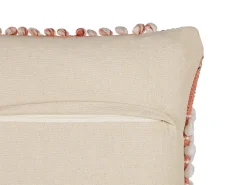 Conjunto De 2 Almofadas Decorativas Em Algodao Laranja 45 X 45 Cm Deutzia