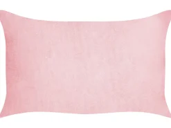 Conjunto De 2 Almofadas Decorativas Em Bombazine Rosa 47 X 27 Cm Millet