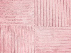 Conjunto De 2 Almofadas Decorativas Em Bombazine Rosa 47 X 27 Cm Millet