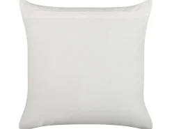 Conjunto De 2 Almofadas Decorativas Com Padrao Floral Em Algodao Branco E Amarelo 45 X 45 Cm Calathea
