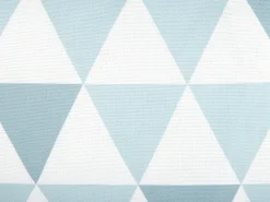 Conjunto De 2 Almofadas De Jardim Azul E Branco 40 X 70 Cm Trifos