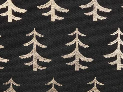 Conjunto De 2 Almofadas Decorativas Em Preto E Dourado 45 X 45 Cm Leroy