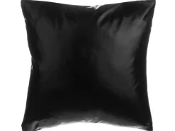Conjunto De 2 Almofadas Decorativas Com Lantejoulas 45 X 45 Cm Preta Aster
