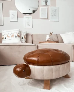 Conjunto De 2 Almofadas Decorativas Em Branco E Dourado 45 X 45 Cm Donner