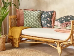 Conjunto De 2 Almofadas Decorativas Em Veludo Verde 45 X 45 Cm Rungia