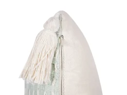 Conjunto De 2 Almofadas Decorativas Verde Menta 42 X 42 Cm Hakone
