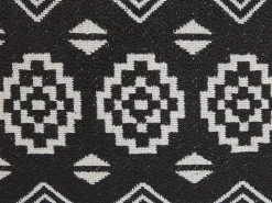 Conjunto De 2 Almofadas De Algodao Preto E Branco 45 X 45 Cm Cardak