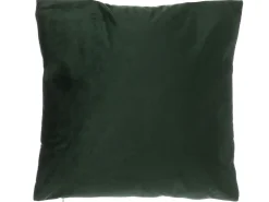 Conjunto De 2 Almofadas Decorativas De Veludo 45 X 45 Cm Verde Escuro Fern