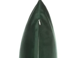 Conjunto De 2 Almofadas Decorativas De Veludo 45 X 45 Cm Verde Escuro Fern