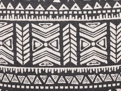 Conjunto De 2 Almofadas Decorativas Creme E Pretas 45 X 45 Cm Sirvan