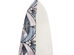 Conjunto De 2 Almofadas Decorativas Azul E Creme 45 X 45 Cm Koodal