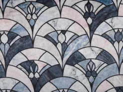 Conjunto De 2 Almofadas Decorativas Azul E Creme 45 X 45 Cm Koodal