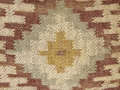 Conjunto De 2 Almofadas Decorativas Em Juta Multicolor 45 X 45 Cm Beel