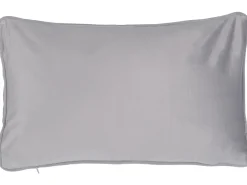 Conjunto De 2 Almofadas Decorativas Cinzentas 30 X 50 Cm Komana