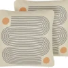 Conjunto De 2 Almofadas Decorativas Multicolor 45 X 45 Cm Calibrachoa