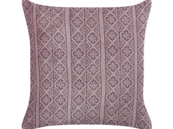 Conjunto De 2 Almofadas Decorativas Em Veludo Rosa 45 X 45 Cm Silybum