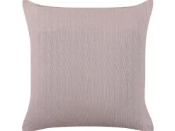 Conjunto De 2 Almofadas Decorativas Em Veludo Rosa 45 X 45 Cm Silybum