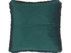 Conjunto De 2 Almofadas Decorativas 42 X 42 Cm Verde Escuro Tandur