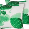 Conjunto De 2 Almofadas De Jardim Verde 45 X 45 Cm Ostina