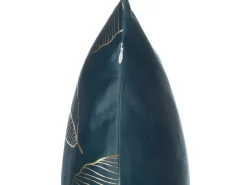 Conjunto De 2 Almofadas Decorativas 45 X 45 Cm Azul Freesia