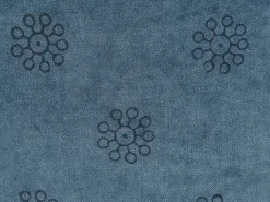 Conjunto De 2 Almofadas Decorativas Em Veludo Azul Escuro 45 X 45 Cm Seseli