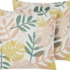 Conjunto De 2 Almofadas De Jardim Multicolor 45 X 45 Cm Tegea
