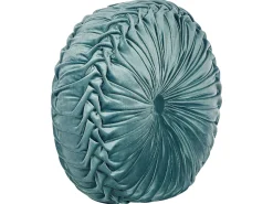 Conjunto De 2 Almofadas Decorativas Em Veludo Azul Esverdeado 40 Cm Udala