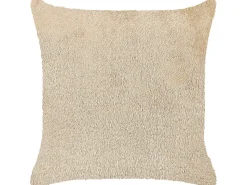Conjunto De 2 Almofadas Decorativas Creme 45 X 45 Cm Pilea