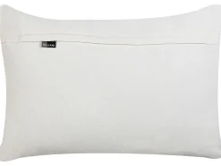 Conjunto De 2 Almofadas Decorativas Bordadas Em Algodao Multicolor 40 X 60 Cm Majra