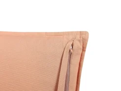 Conjunto De 2 Almofadas Decorativas Com Padrao De Diamante Em Veludo Rosa 45 X 45 Cm Rhodocoma